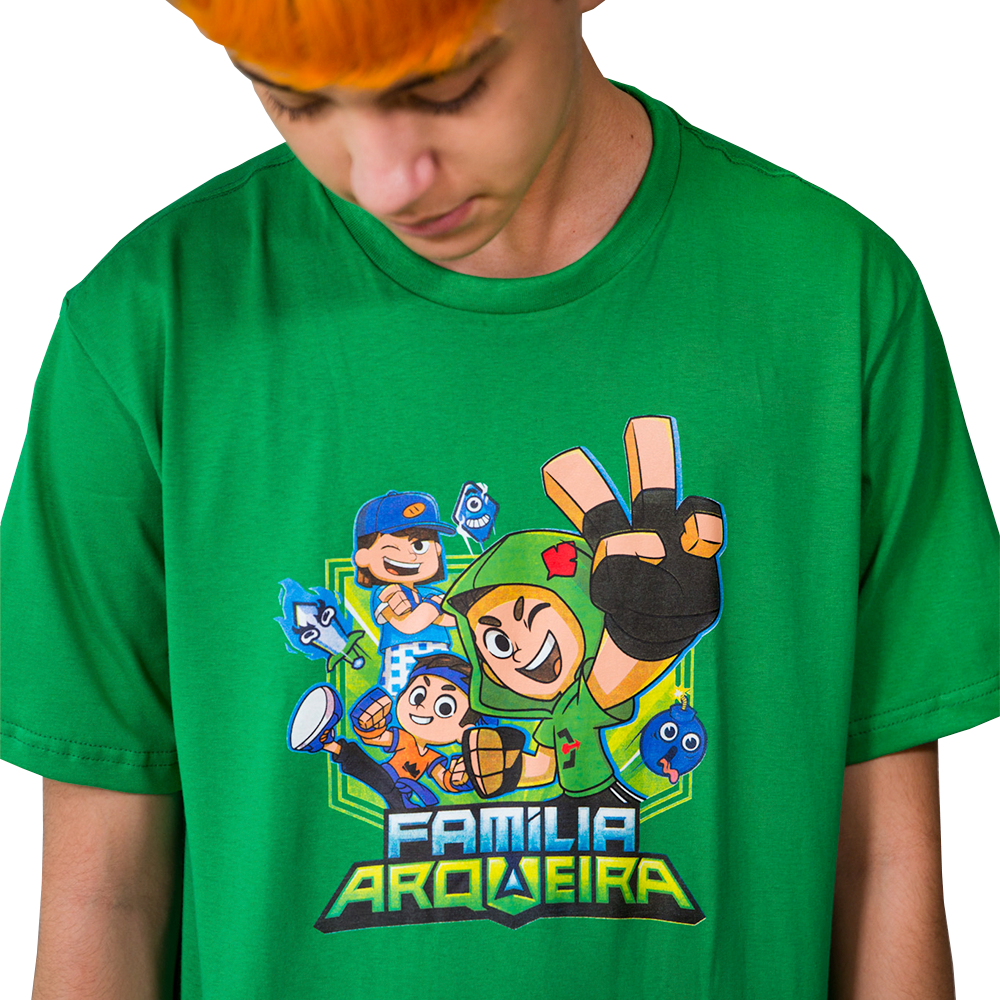 Camisa Personalizada Geleia Minecraft